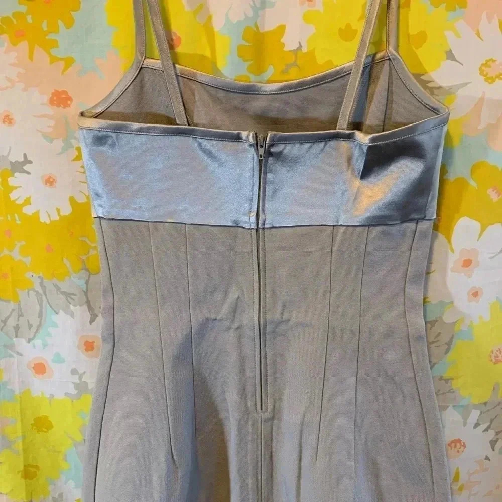 Cache Blue and Gold Mini Dress - Picture 8 of 8
